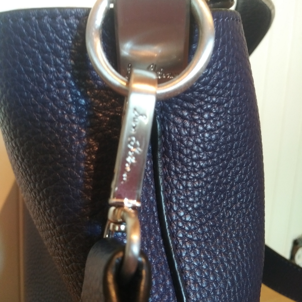 Sam Edelman Navy Bucket Bag Purse - Picture 5 of 5